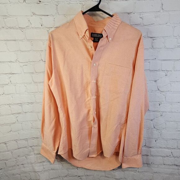 Men's Lands' End longsleeve button-down shirt, size Neck-15.5, chest-35 - Picture 1 of 3